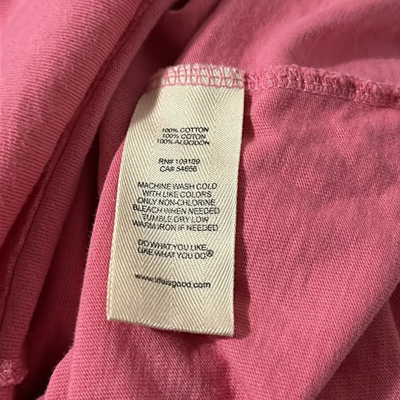 women's relaxed fit Life Is Good swimming tshirt size small - Picture 4 of 4